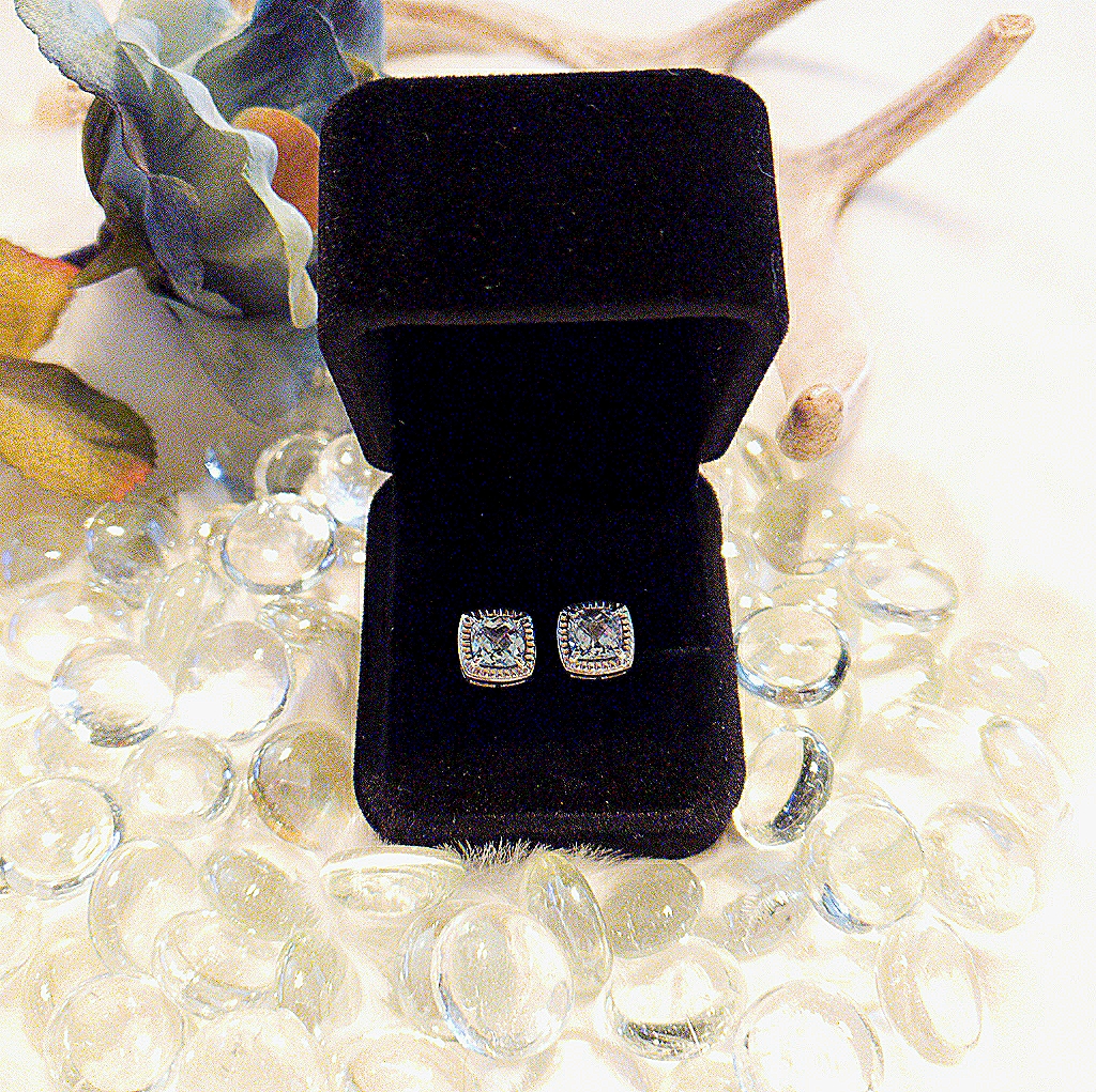 Charles Krypell Blue Topaz Earrings